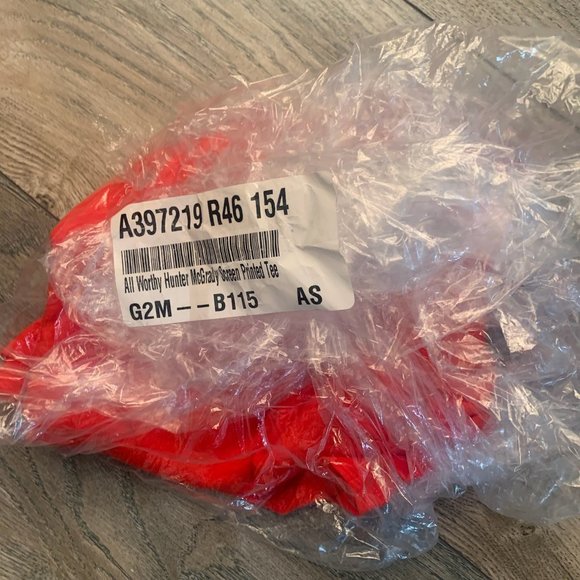 NWT ALL WORTHY HUNTER MCGRADY "FIERCE FEMALE" SCREEN PRINTED TEE BRIGHT RED XXS - Picture 10 of 12